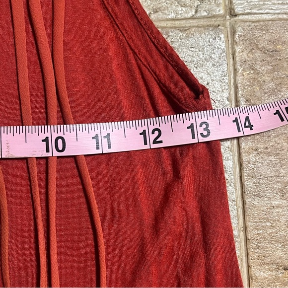 Wet Seal But Burnt Orange Fringe Tank Top Women’s Size Small - Picture 7 of 9